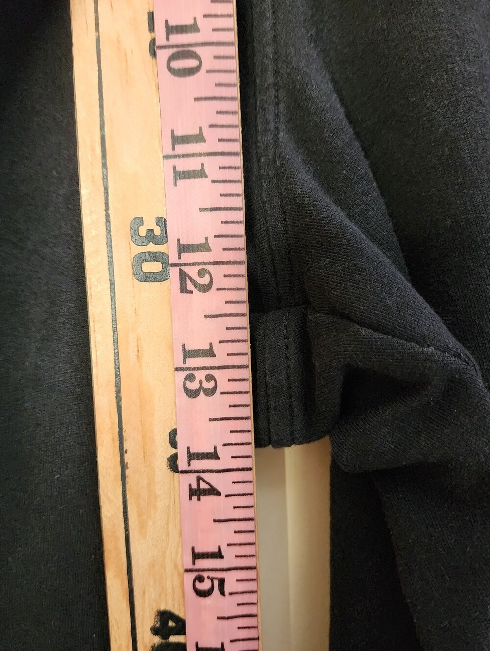 Athleta Black Wide Leg Crop Drawstring Travel Pants Sweatpants XL/Tall - Picture 15 of 16